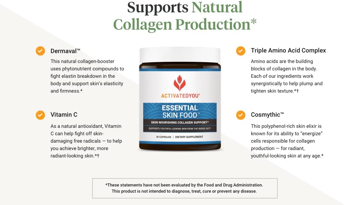 ActivatedYou Morning Complete Citrus Medley Prebiotics, Probiotics, Superfoods + Collagen Support 30 Servings