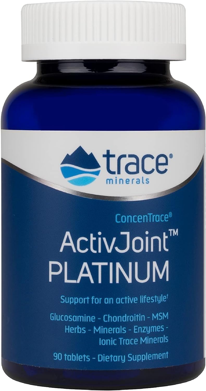 ActivJoint Platinum Trace Minerals Supplement for Bone, Joint, Muscle, and Heart Health - 90 Tablets