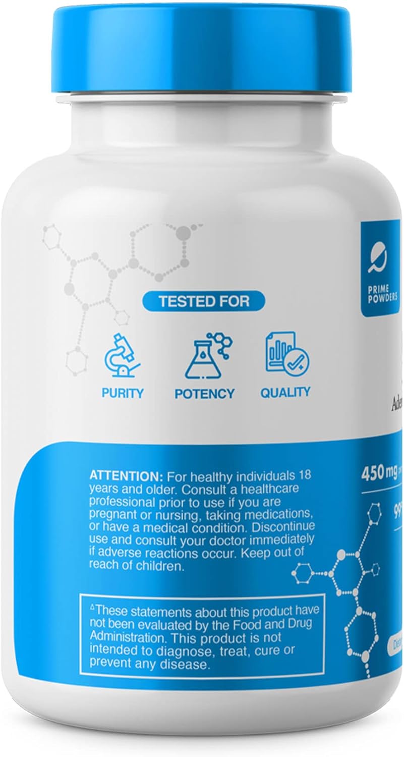 Adenosine Triphosphate Disodium Capsules - 120 Capsules - 400mg per Serving - Boost Energy and Stamina
