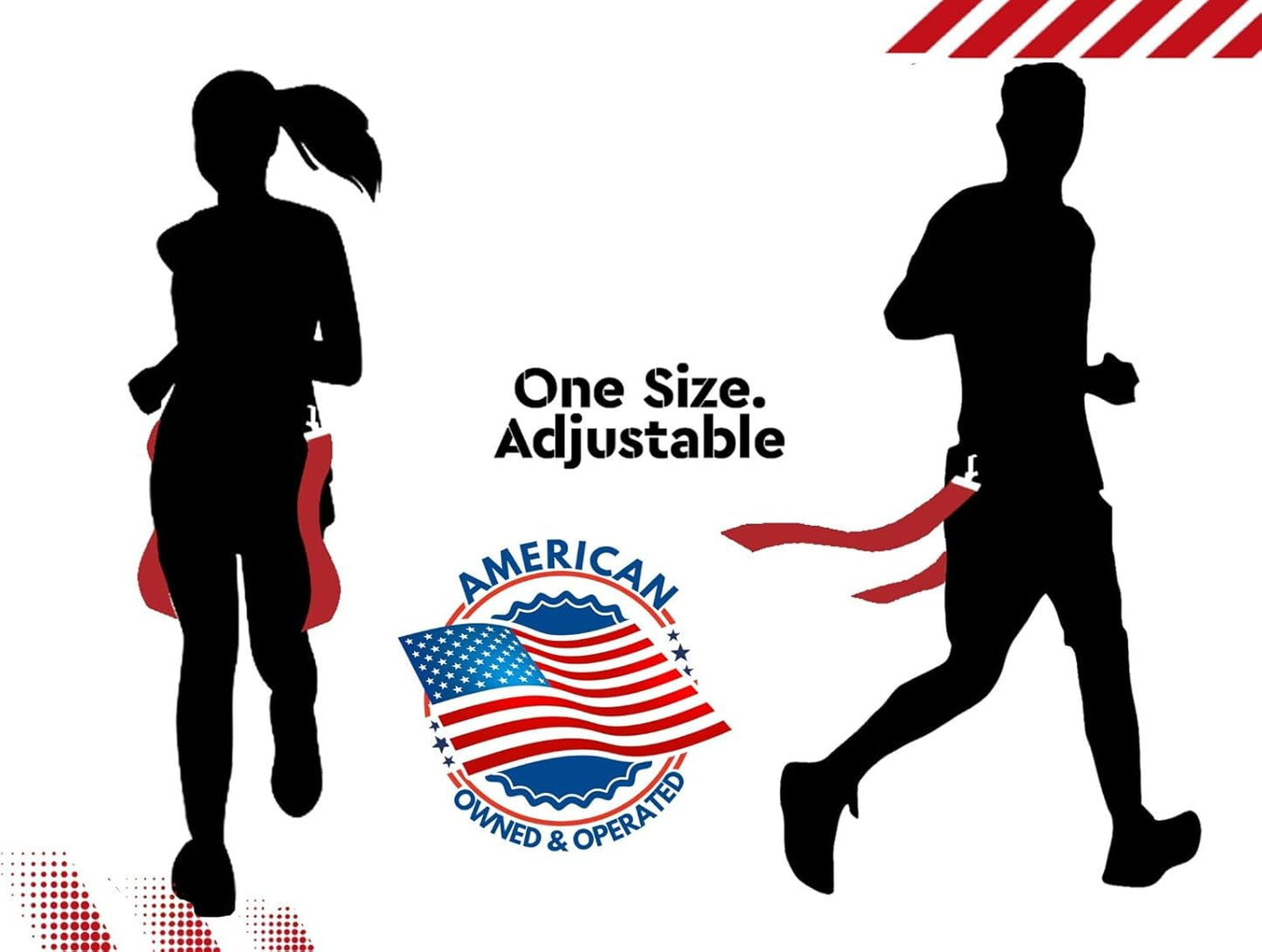 Adjustable 10 Man Flag Football Belts - Ideal for Training, Competition, and Sports Teams