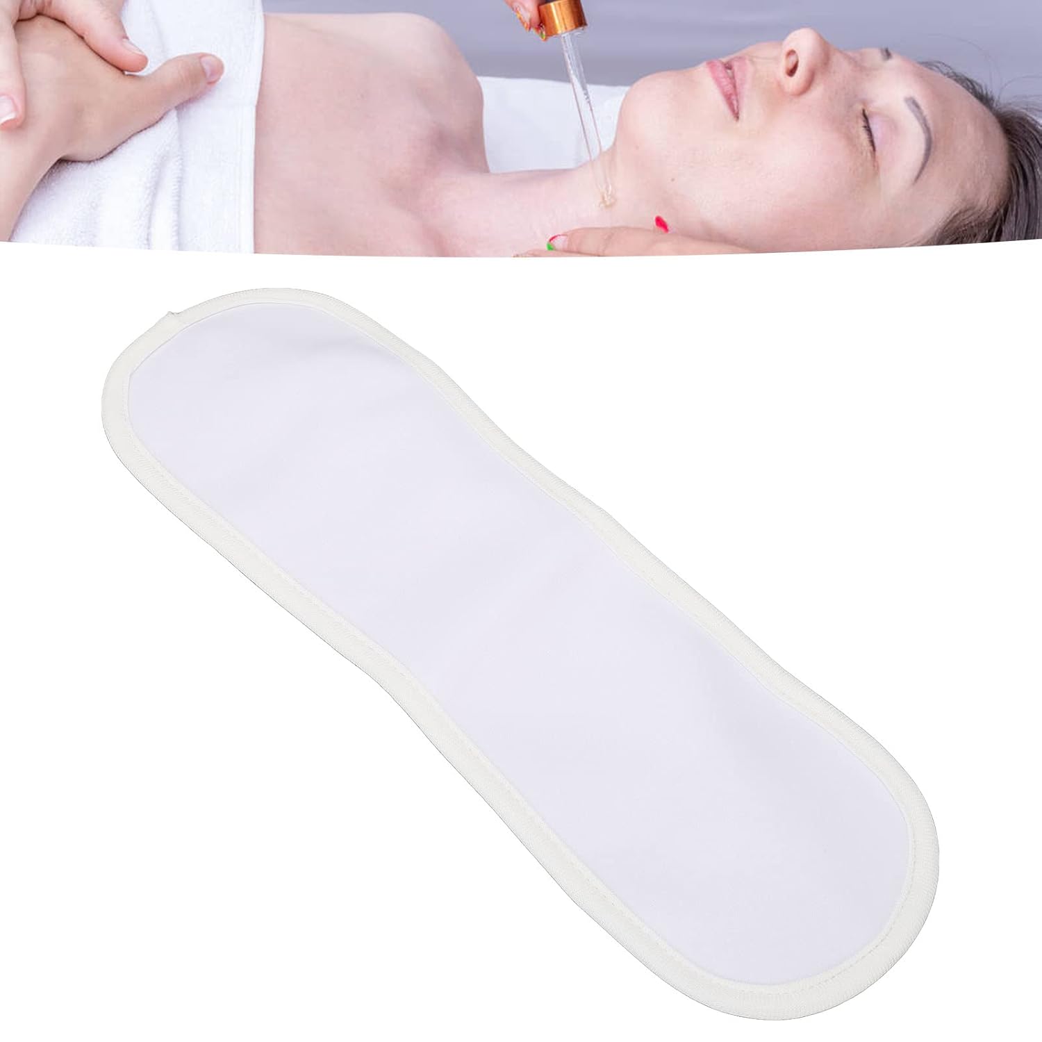 Adjustable Organic Thyroid Neck Wrap for Muscle Pain Relief and Sleep Aid - Reusable and Less Mess - Waist and Neck Pack for Thyroid