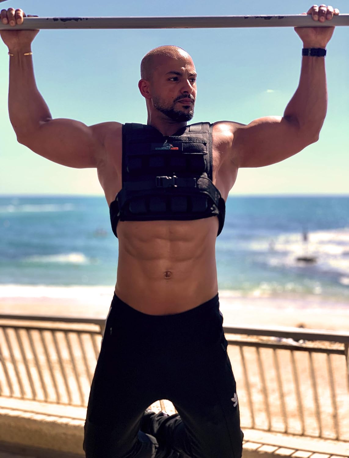 Adjustable Weighted Vest for Gymnastics & Fitness Training - 6lb to 60lb Iron Weights for Men and Women