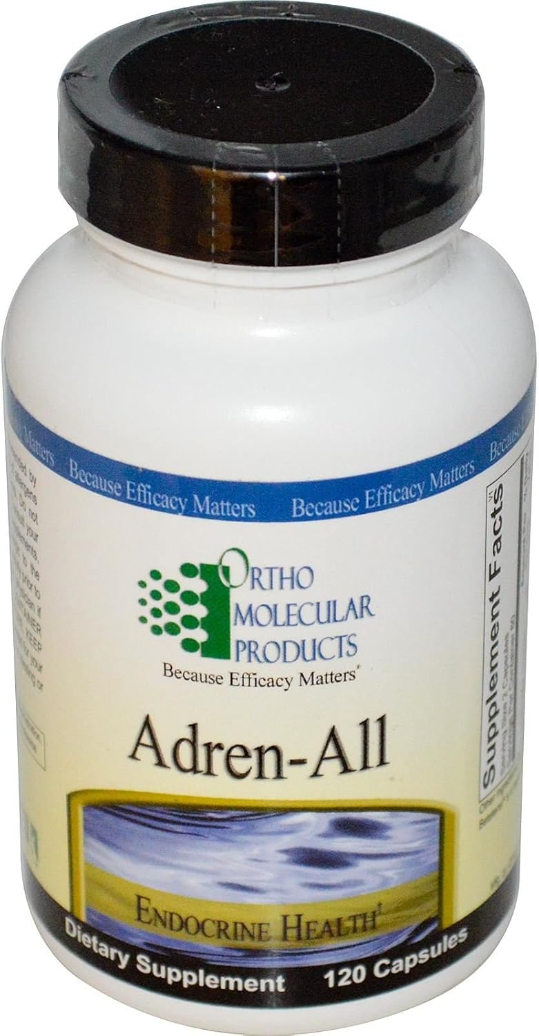 Adren-All by Ortho Molecular Products - Natural Adrenal Support Supplement for Stress Relief & Energy Boost