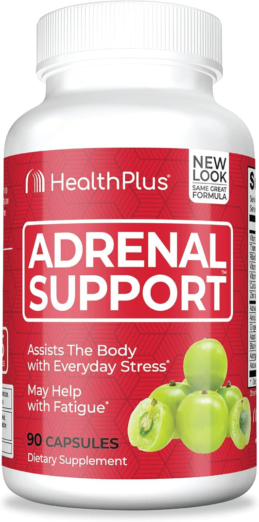 Adrenal Cleanse Ashwagandha Capsules for Stress Relief & Antioxidant Support, 90 Count