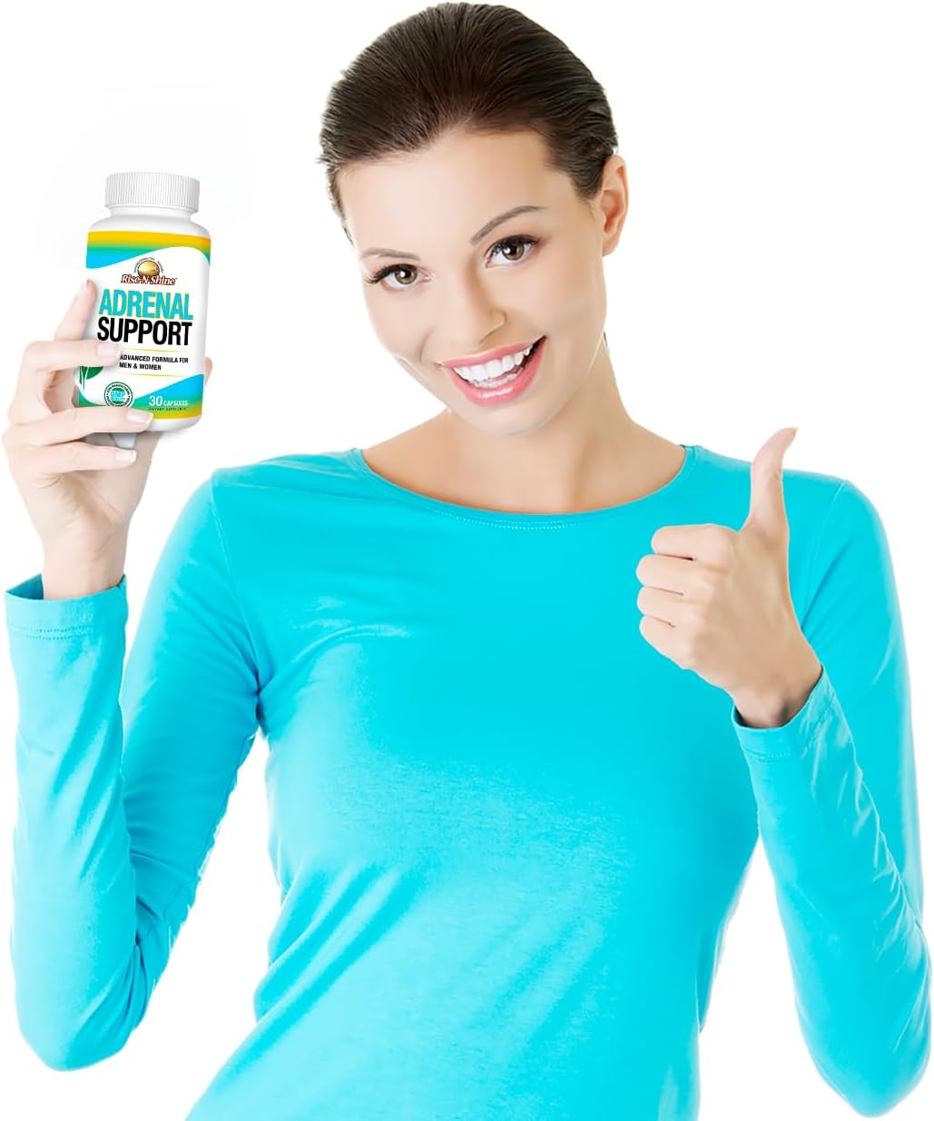 Adrenal Daily Support Supplement - Boost Energy Levels (30 Capsules)