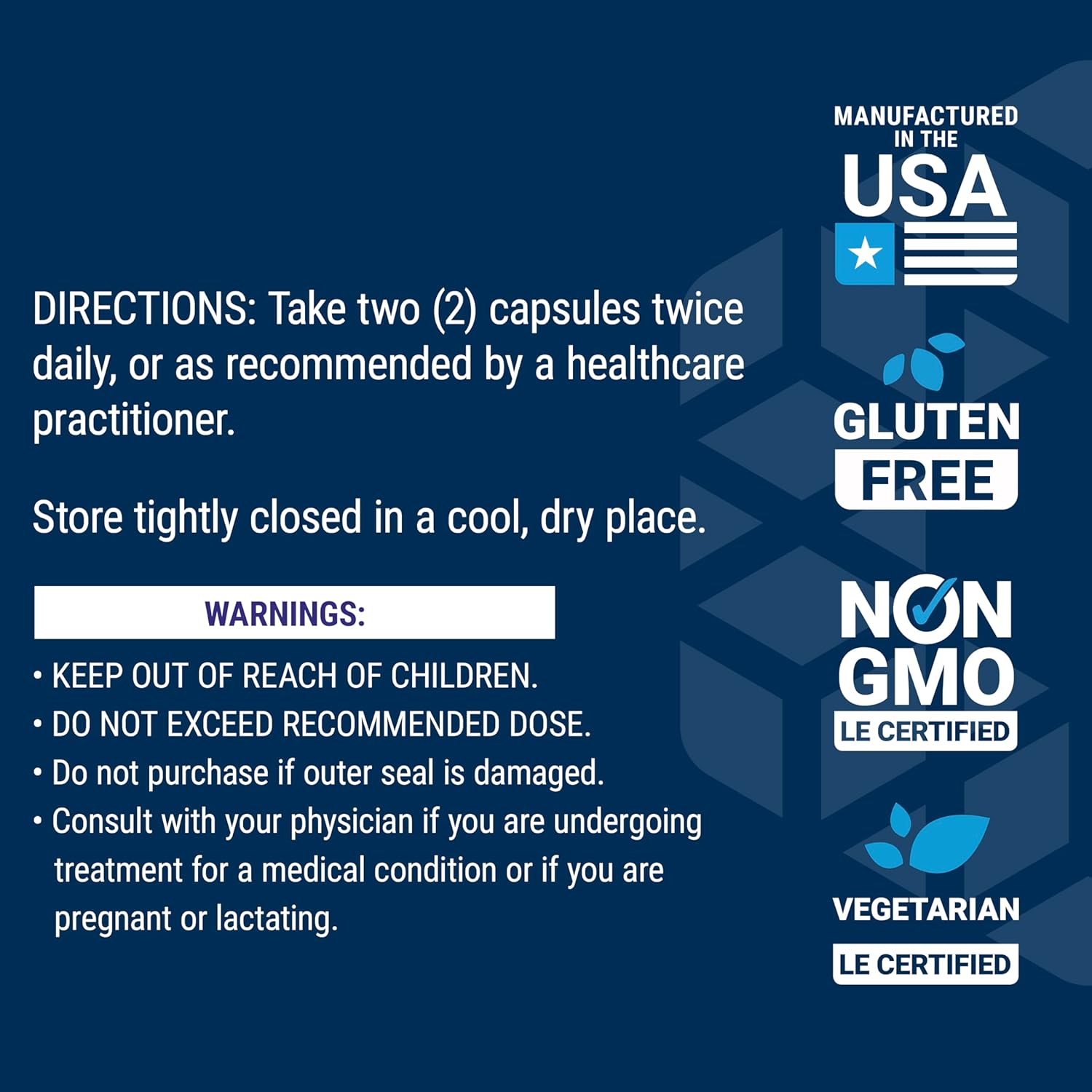 Adrenal Energy Formula with Holy Basil, Cordyceps, Bacopa, and Ashwagandha - 120 Capsules, Stress Relief, Gluten-Free, Non-GMO, Vegetarian