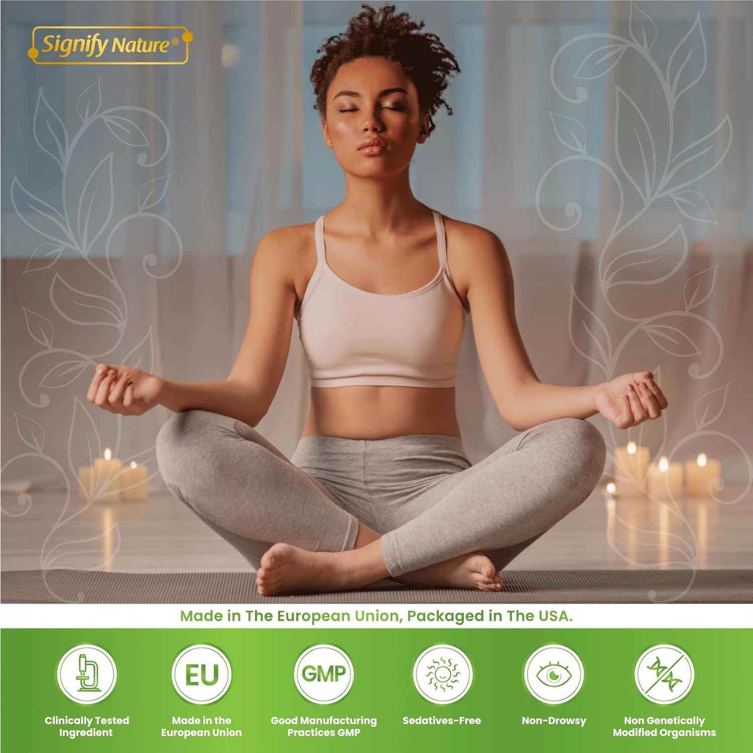 Adrenal Fatigue Supplements with Lemon Balm - Cortisol Manager for Serotonin Boost and Adrenal Health