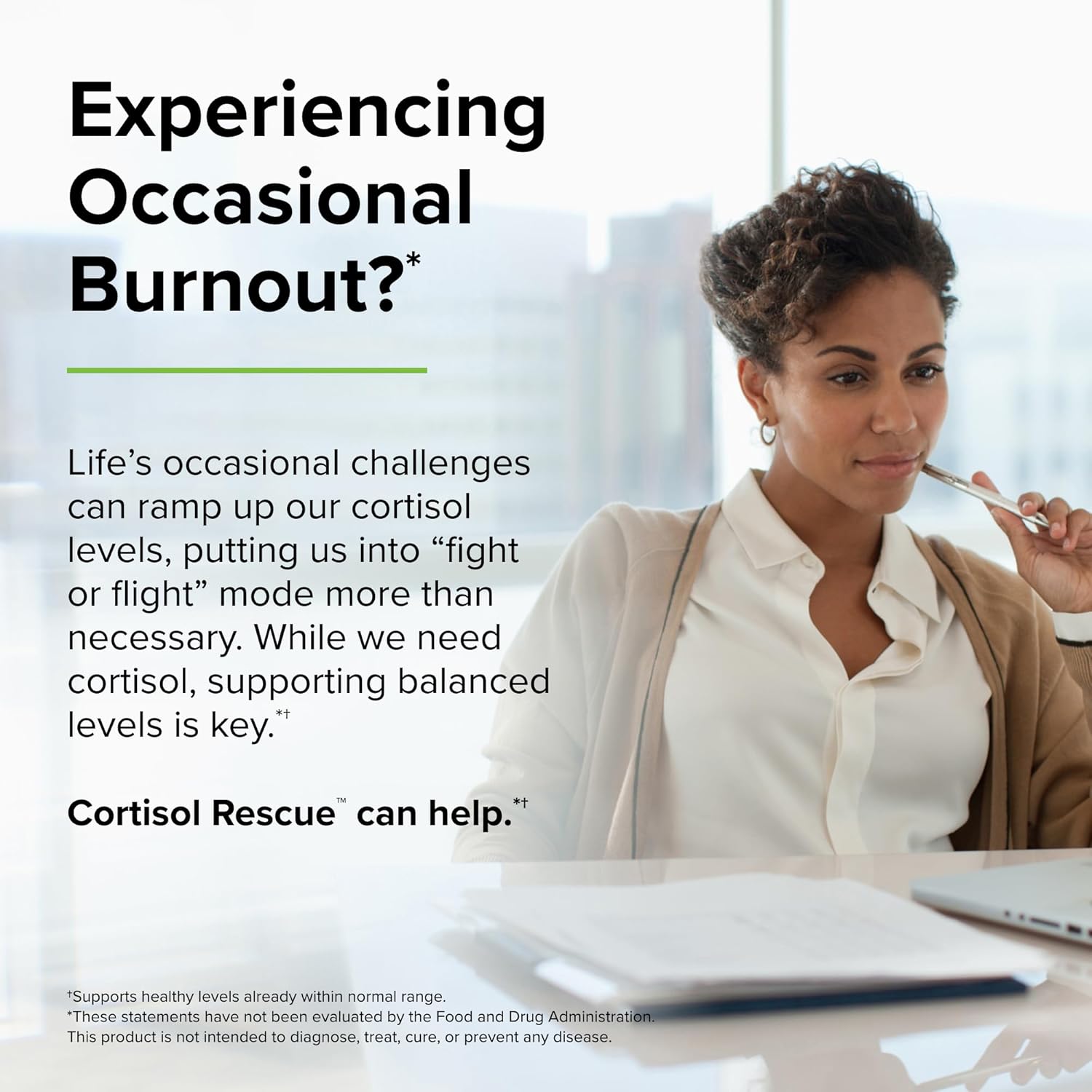 Adrenal Health & Energy Support Supplement with Vitamin C, B12, & DHEA - Vegan Formula - 60 Capsules