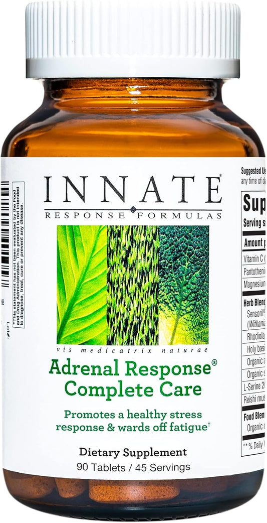 Adrenal Response Complete Care with Ashwagandha - Supports Stress Management and Energy Levels - Vegetarian, Gluten-Free, Non-GMO - 90 Tablets