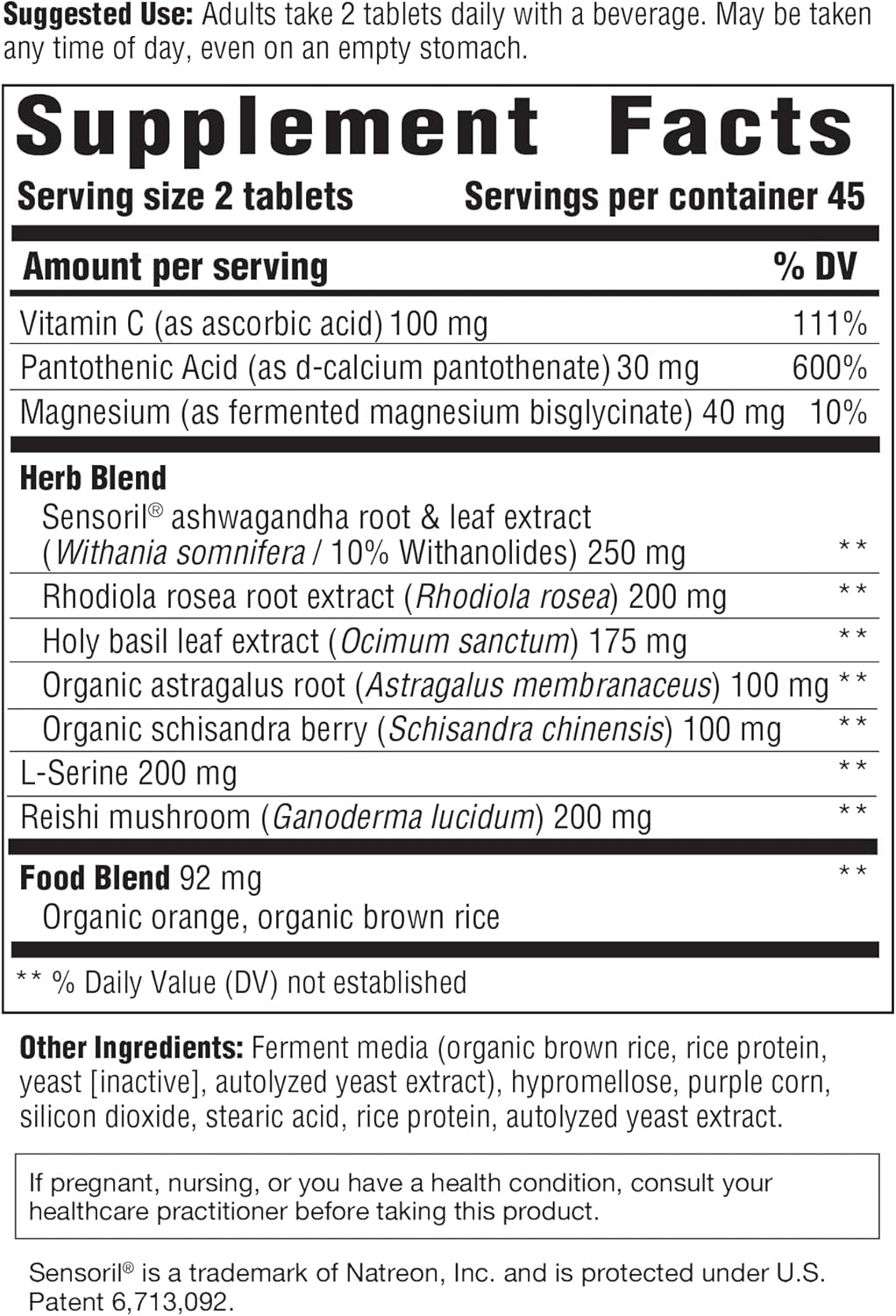 Adrenal Response Complete Care with Ashwagandha - Supports Stress Management and Energy Levels - Vegetarian, Gluten-Free, Non-GMO - 90 Tablets