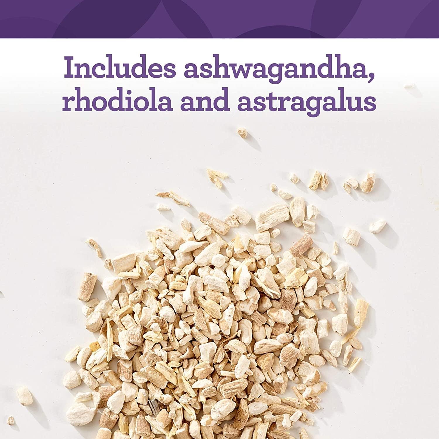 Adrenal Response Herbal Supplement with Ashwagandha - Promotes Stress Management - Non-GMO, Vegetarian - 90 Tablets