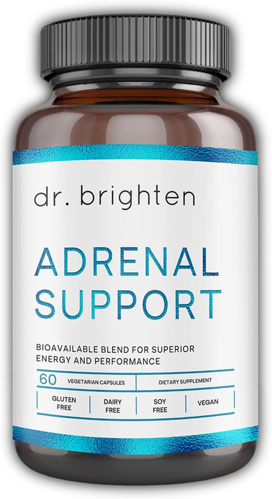 Adrenal Support Dietary Supplement with Ashwagandha for Healthy Energy and Stress Response