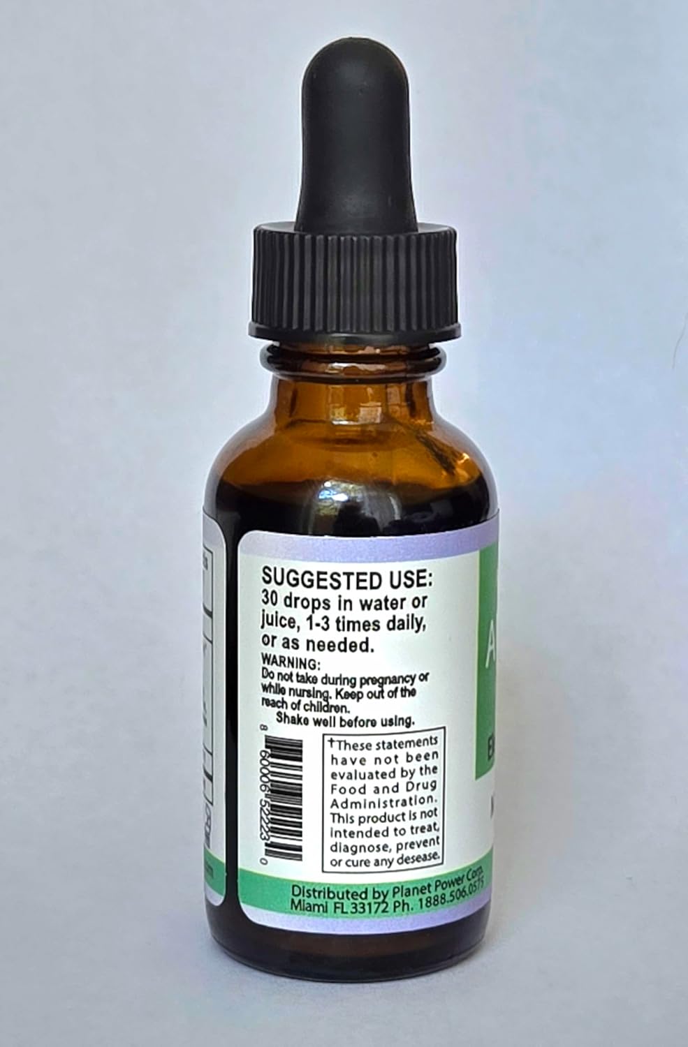 Adrenal Support Liquid Drops with Adaptogenic Herbs for Energy & Wellness