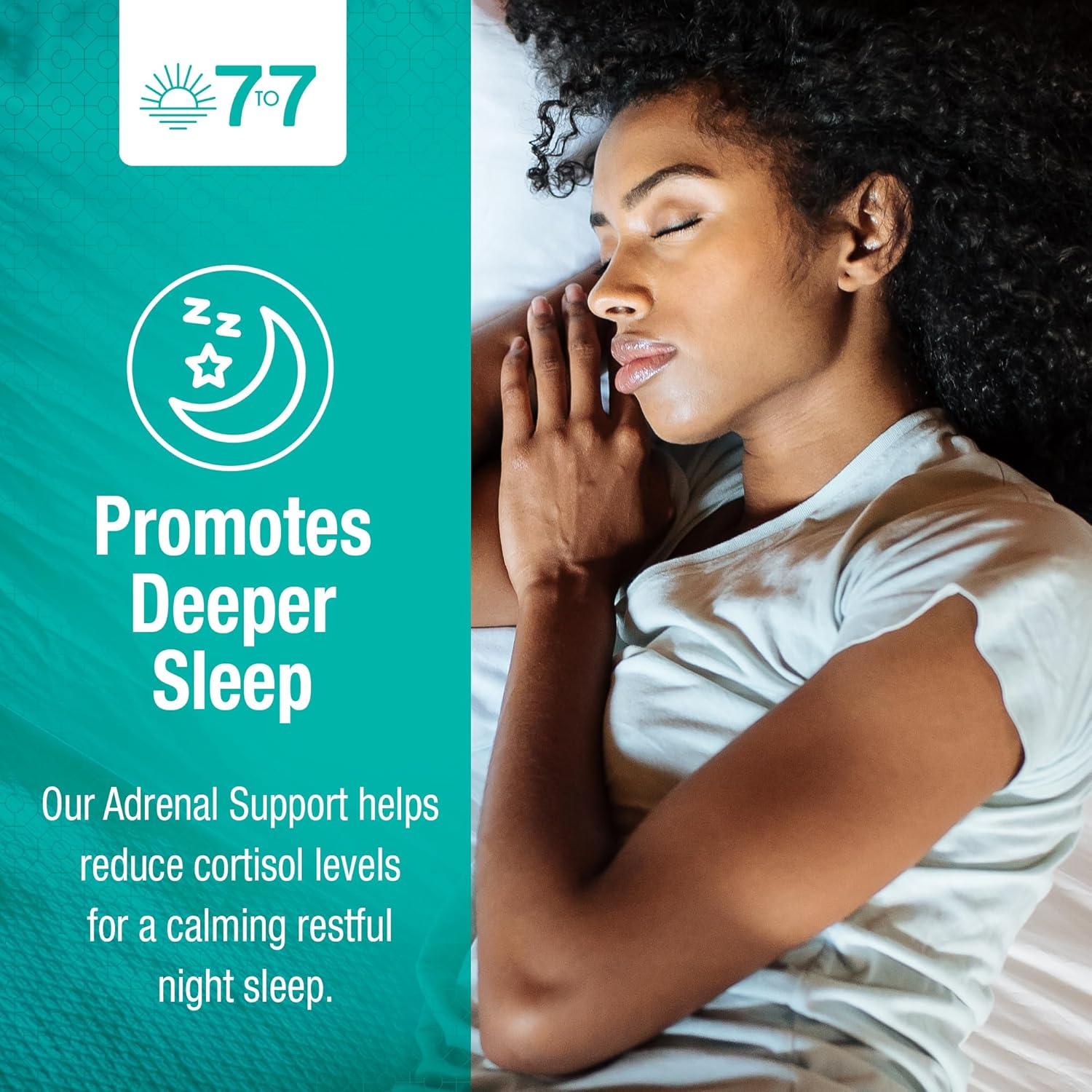 Adrenal Support Supplement - Control Cortisol, Fight Fatigue, Enhance Energy, Sleep Better with Adaptogens & Minerals - Holistic Health Formula