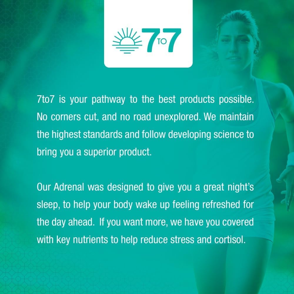 Adrenal Support Supplement - Control Cortisol, Fight Fatigue, Enhance Energy, Sleep Better with Adaptogens & Minerals - Holistic Health Formula