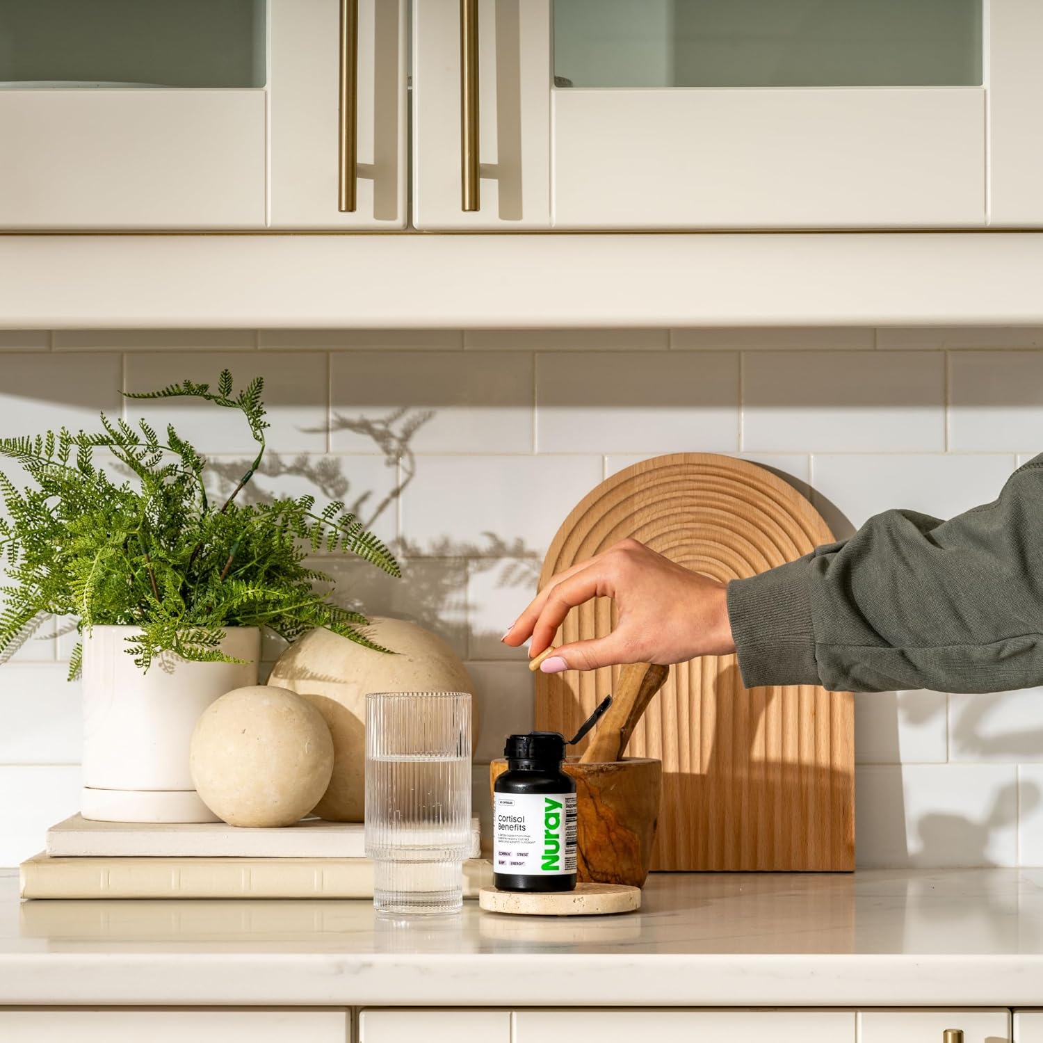 Adrenal Support Supplement with Rhodiola Rosea and Ashwagandha - Promotes Energy, Gluten-Free, Vegetarian - 60 Capsules