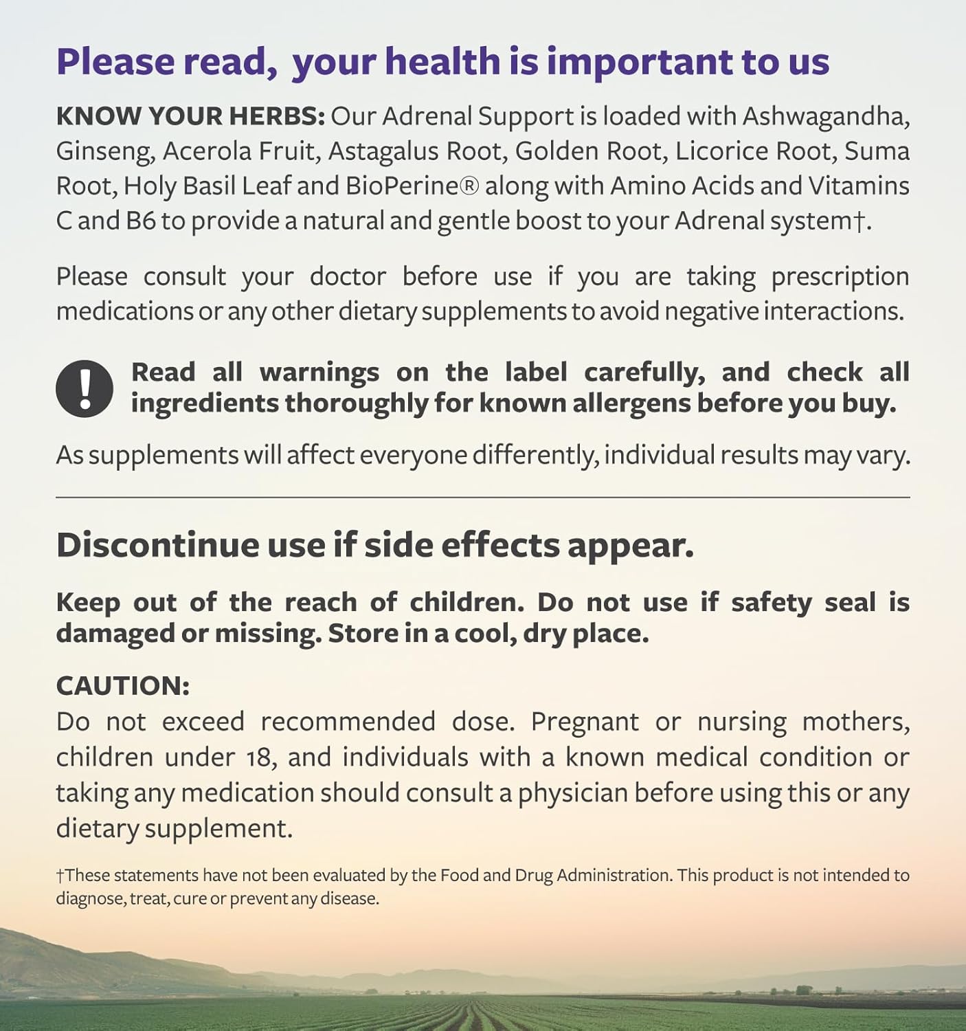 Adrenal System Support & Cortisol Manager - Ashwagandha & L-Tyrosine Supplement - Maintain Balanced Levels, Stress Relief - 2 Month Supply