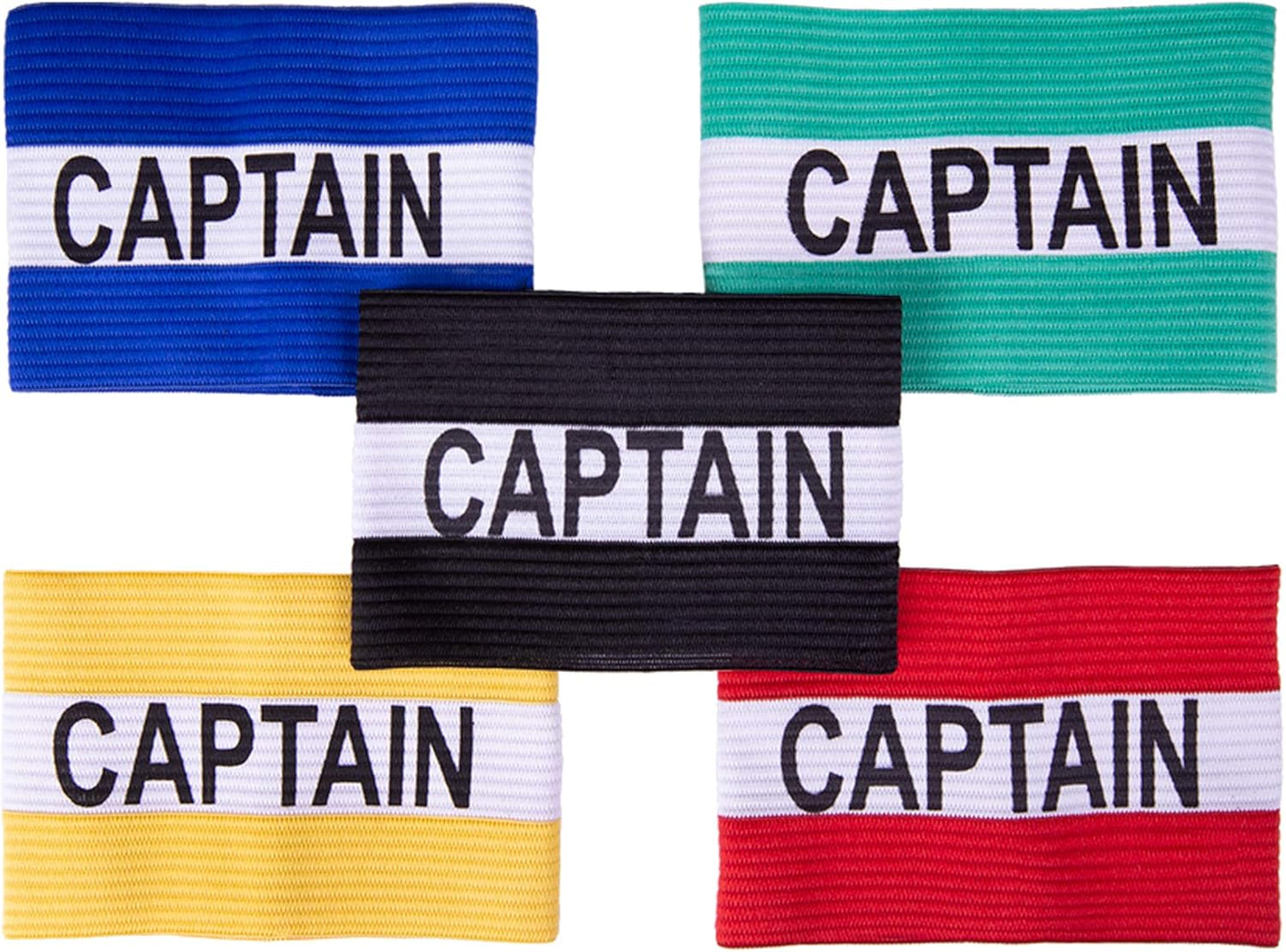 Adult Team Sports Elastic Captain Armband by Crown Sporting Goods - One-Size Athletic Accessory