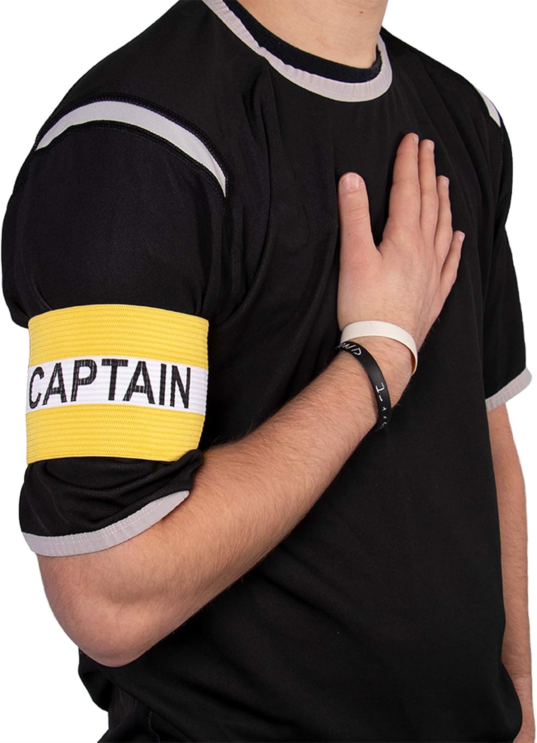 Adult Team Sports Elastic Captain Armband by Crown Sporting Goods - One-Size Athletic Accessory