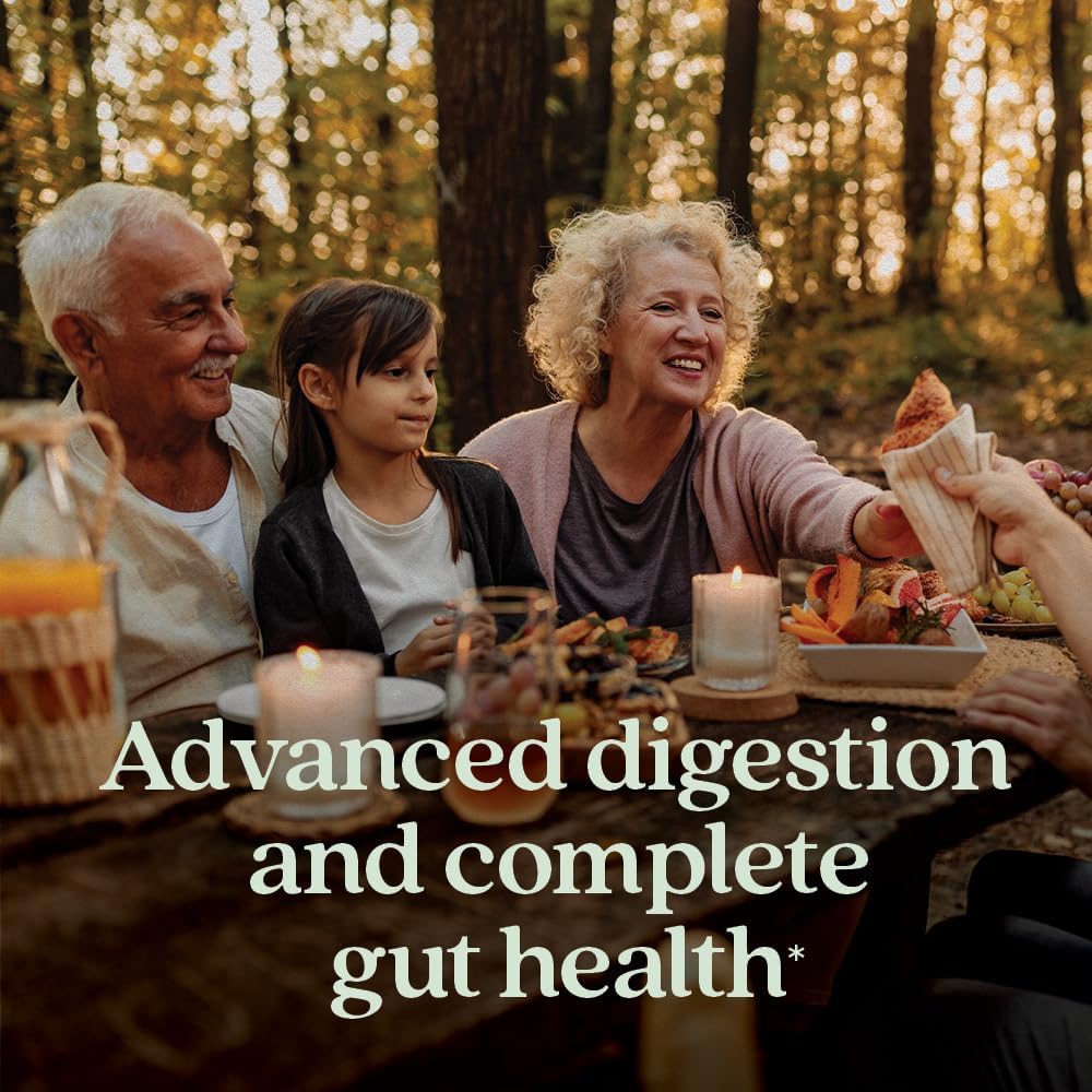 Advanced Digestion & Gut Health Probiotic - 60 ct (2 Month Supply) with Prebiotics + Postbiotics, Clinically Studied Strains, Vegan, Non-GMO
