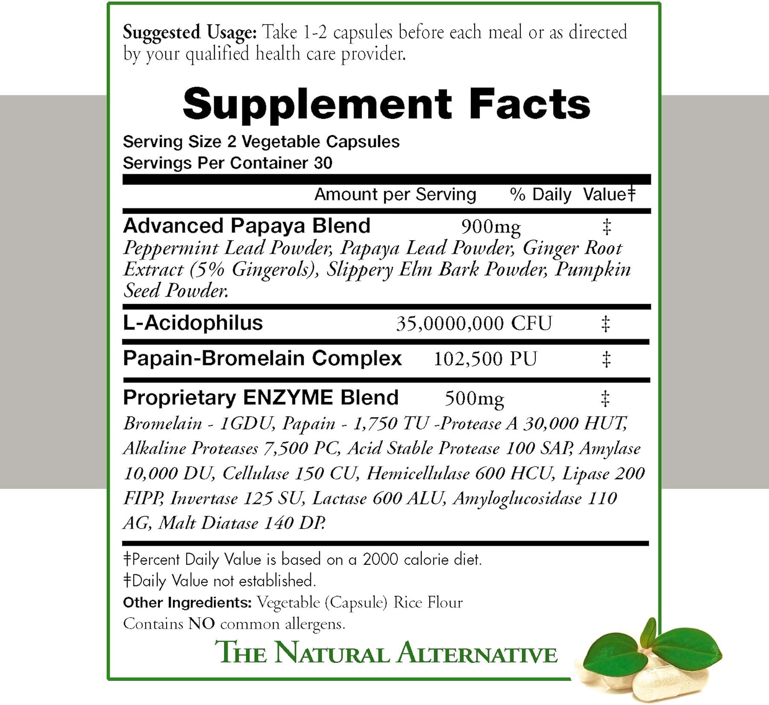 Advanced Digestive Enzymes Supplement for Natural GI Support - Doctors Nutra Nutraceuticals Tract 950
