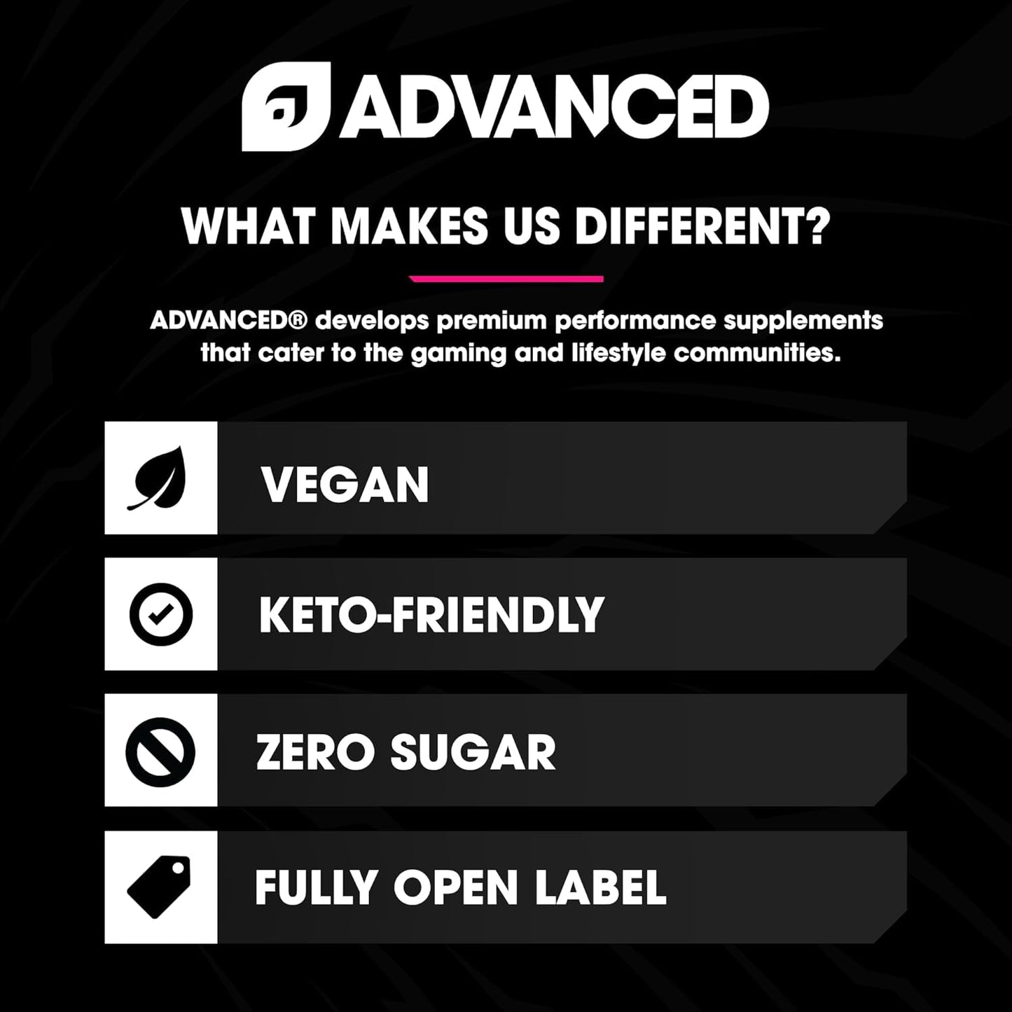 Advanced Energy Formula with Electrolytes & L-Theanine - Sugar Free, Keto Friendly (Lychee Flavor, 40 Servings)