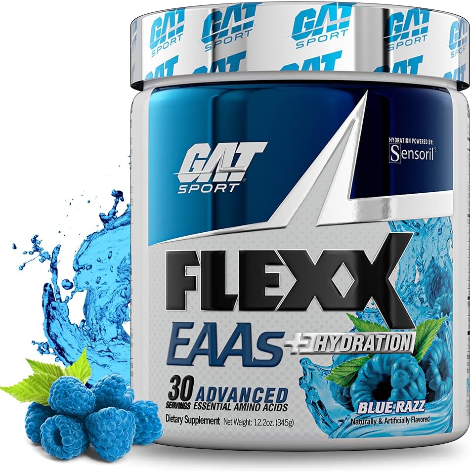 Advanced Essential Amino Acids with Hydration Support - 30 Servings (Blue Razz) by GAT SPORT