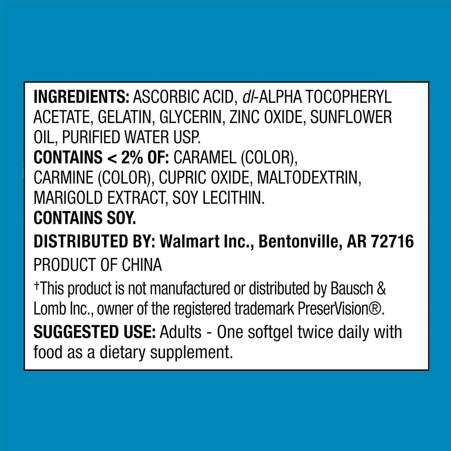 Advanced Eye Health Minigels with Carotenoid Blend, Lutein, Zeaxanthin, Vitamins E, C, Zinc, Copper - 90 Count