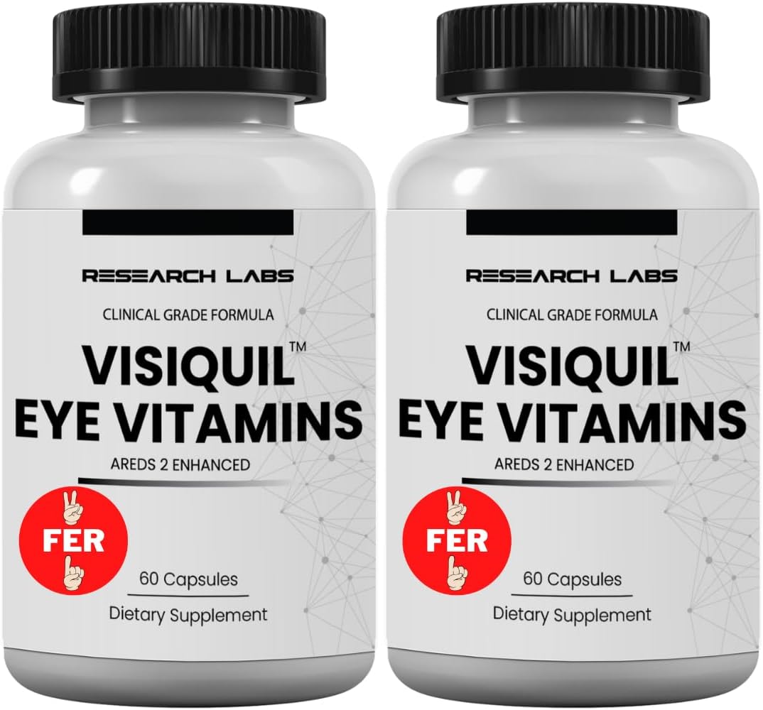 Advanced Eye Health Supplement with Enhanced Absorption - AREDS 2 Plus Formula with Lutein, Zeaxanthin, Bilberry, Eyebright, Zinc, ALA, Quercetin & More
