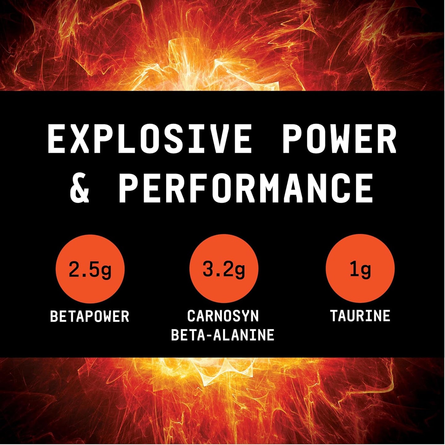 Advanced Formula Pre-Workout Powder with Caffeine, L-Citrulline, and Nitrosigine - ICY Fireworks Flavor (20 Servings)
