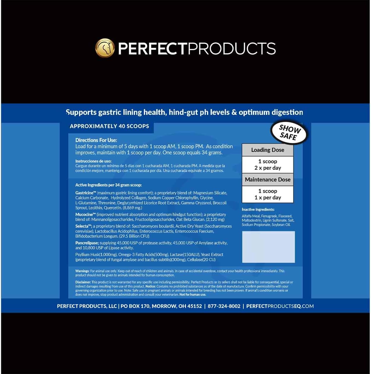 Advanced Gastrointestinal Support Pellets for Horses - 3lb Size