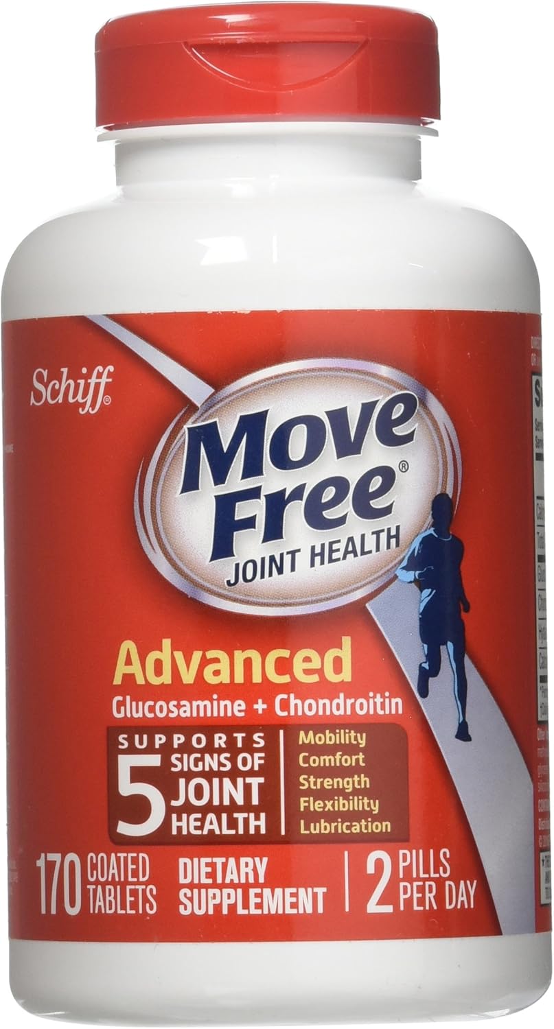 Advanced Glucosamine Chondroitin Dietary Supplement for Joint Health - 170 Tablets by Schiff Move Free