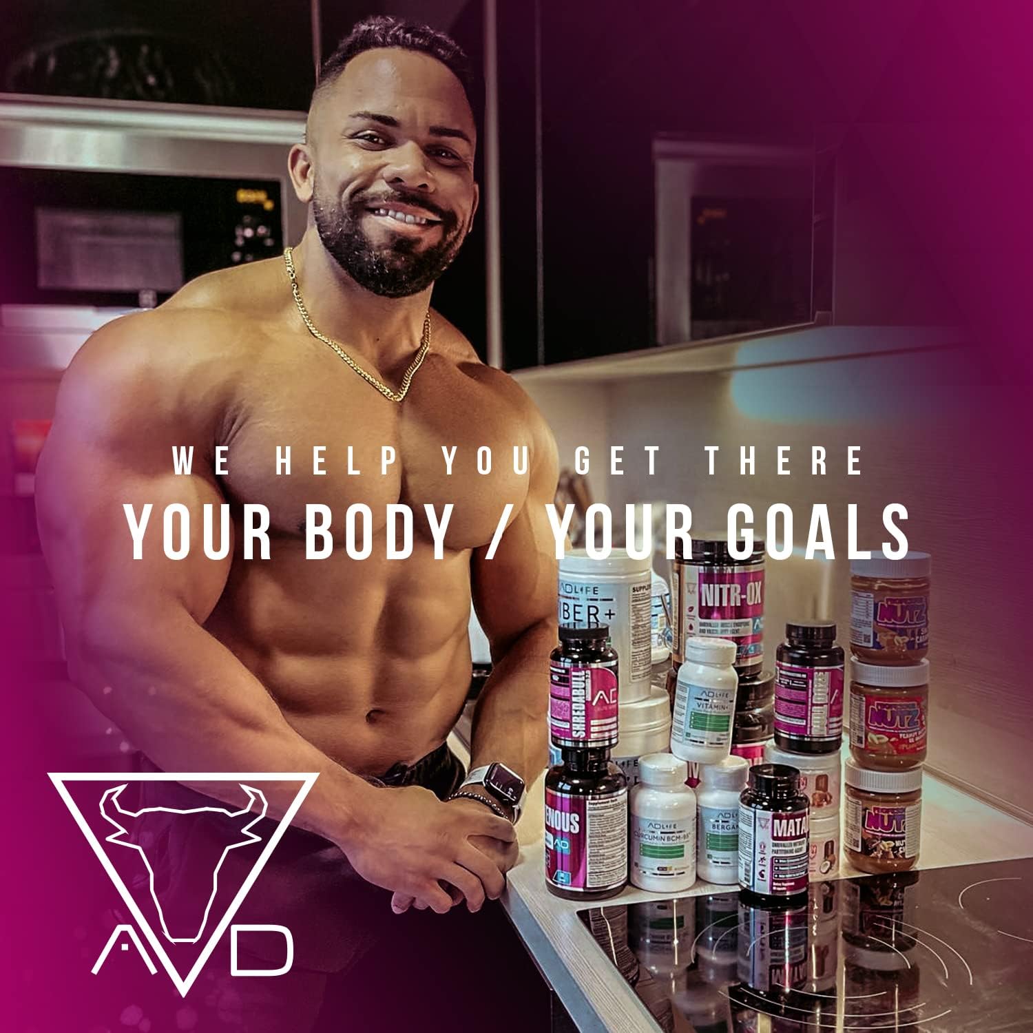 Advanced Muscle Building Supplement by Project AD - Enhance Muscle Growth and Strength with AD-1 Formula