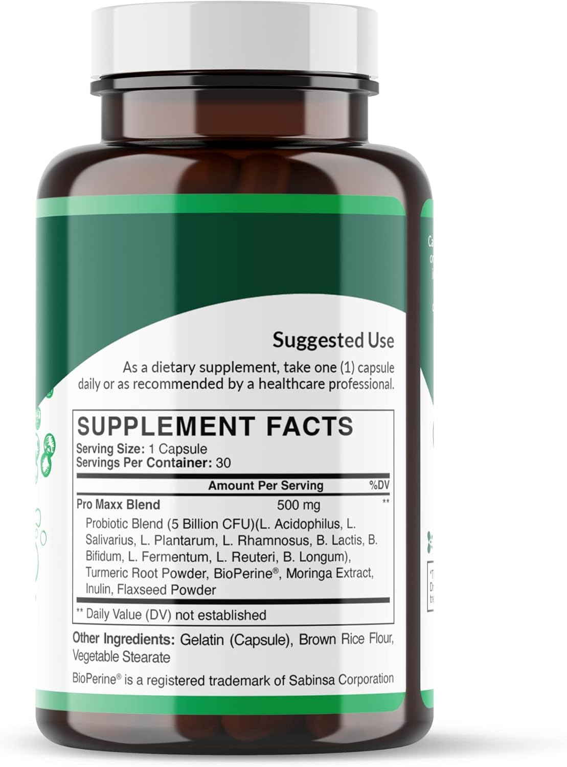 Advanced Nail Support Supplement with Probiotics for Healthy Nails - 30 Capsules