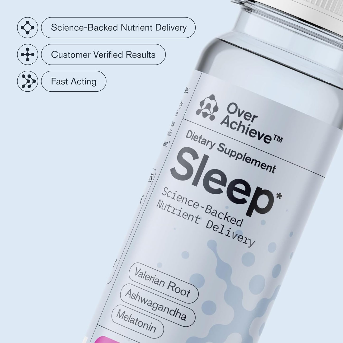 Advanced Nanoscience Technology 12 Pack: Stress Calming, Sleep Aid, Nootropic Brain Focus Drinks