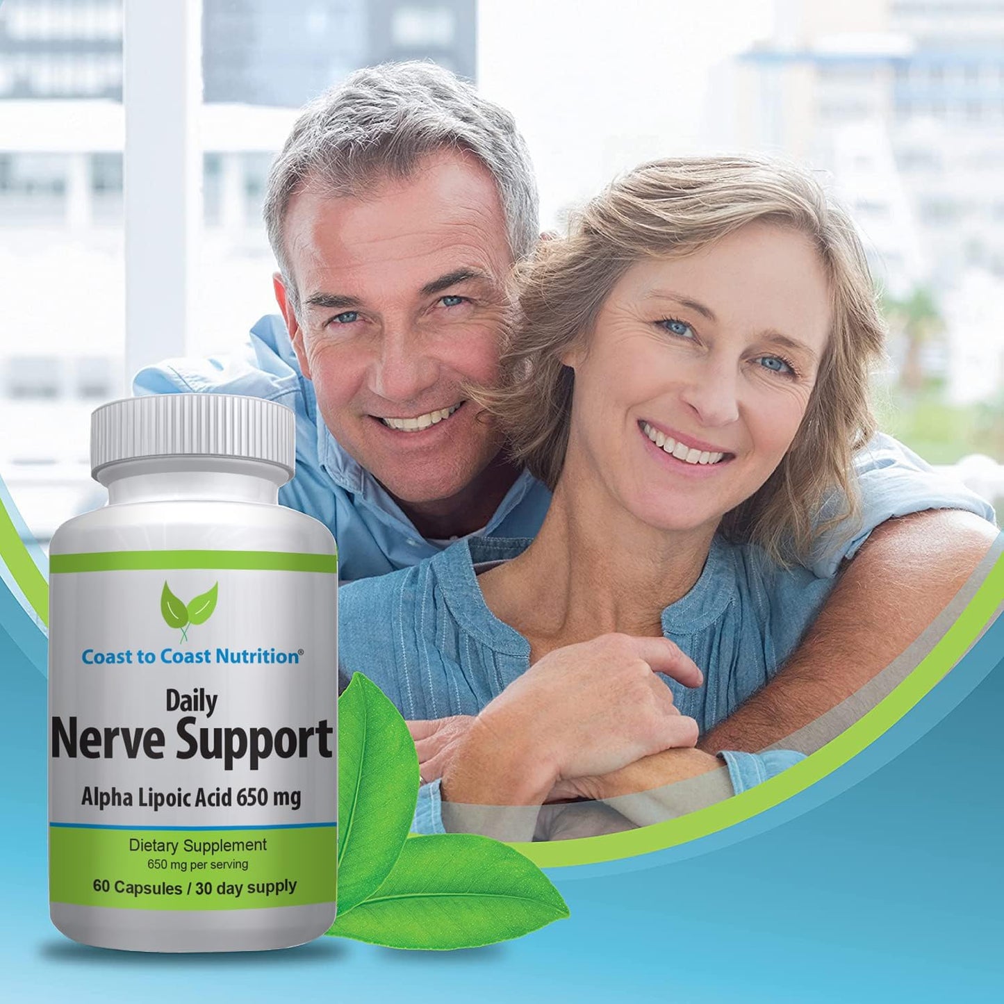 Advanced Nerve Relief Capsules with Alpha Lipoic Acid - Nerve Support for Hands, Legs, and Feet - 60 Capsules