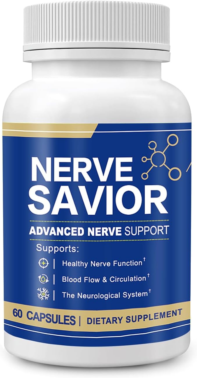 Advanced Nerve Support Formula - Comprehensive Neuropathy Relief Supplement (1 Pack)