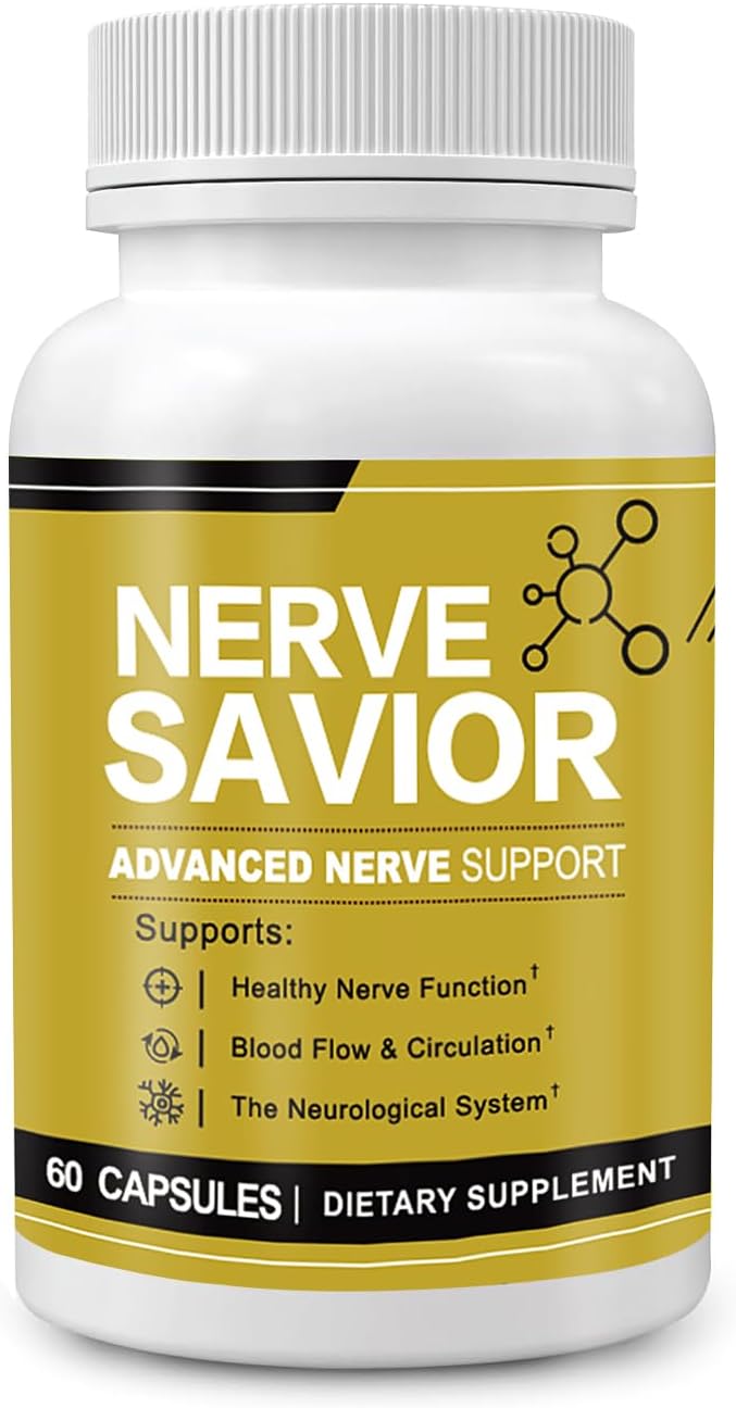 Advanced Nerve Support Supplement for Neuropathy - Nerve Savior (1 Pack)