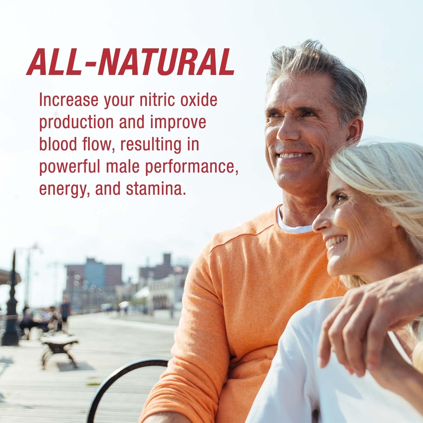 Advanced Nitric Oxide Booster for Men with L Arginine & L Citrulline - Muscle Recovery & Blood Flow Supplement