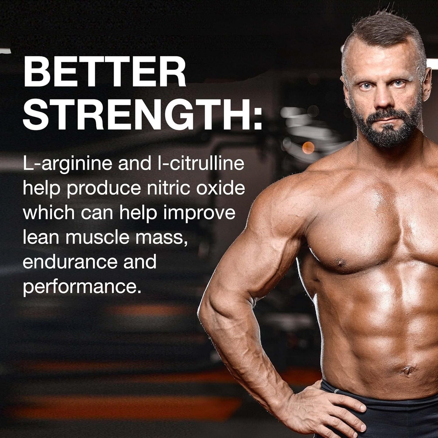 Advanced Nitric Oxide Supplement for Men with L Arginine & L Citrulline - 342% Booster for Muscle Recovery & Blood Flow