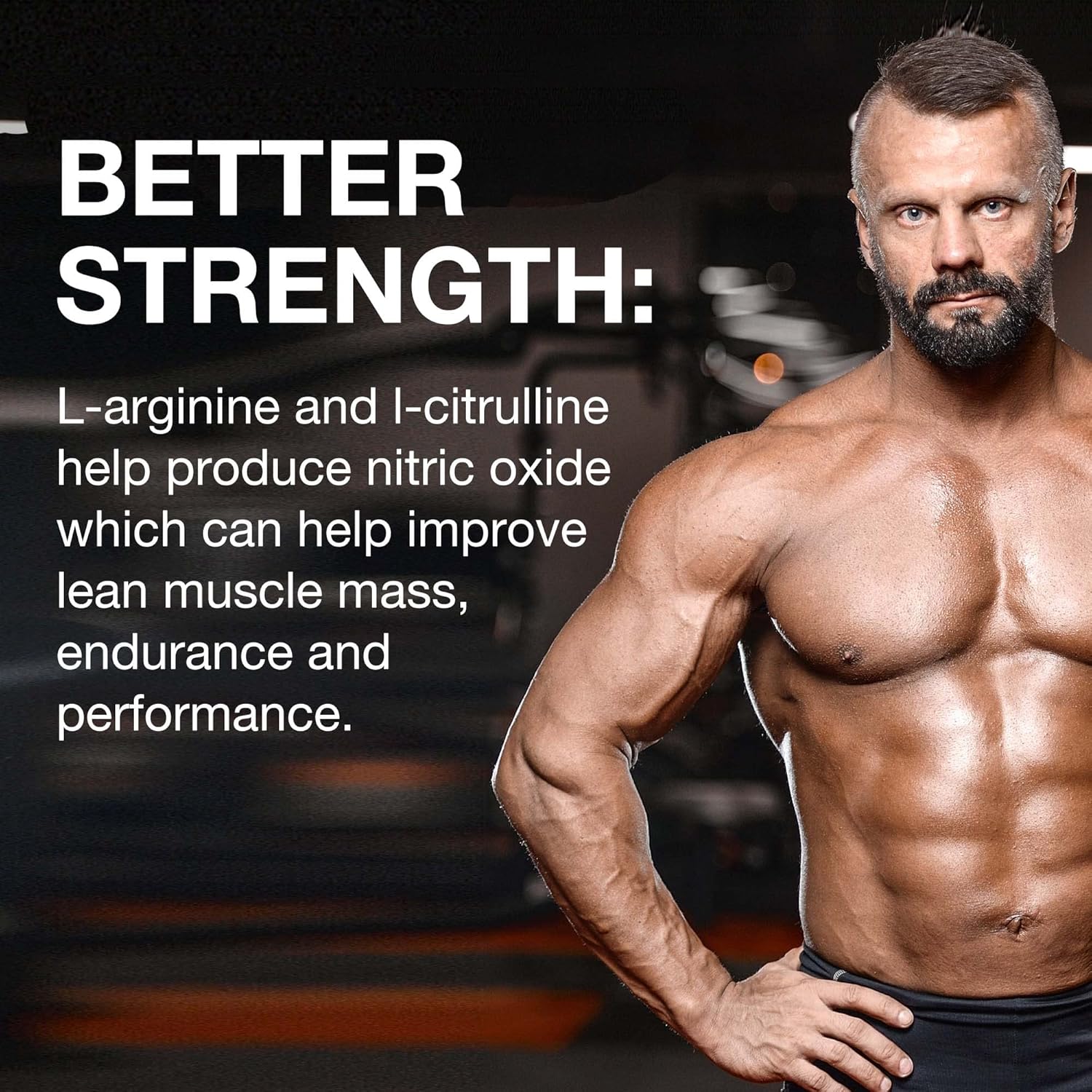 Advanced Nitric Oxide Supplement for Men with L Arginine & L Citrulline - 342% Booster for Muscle Recovery & Blood Flow