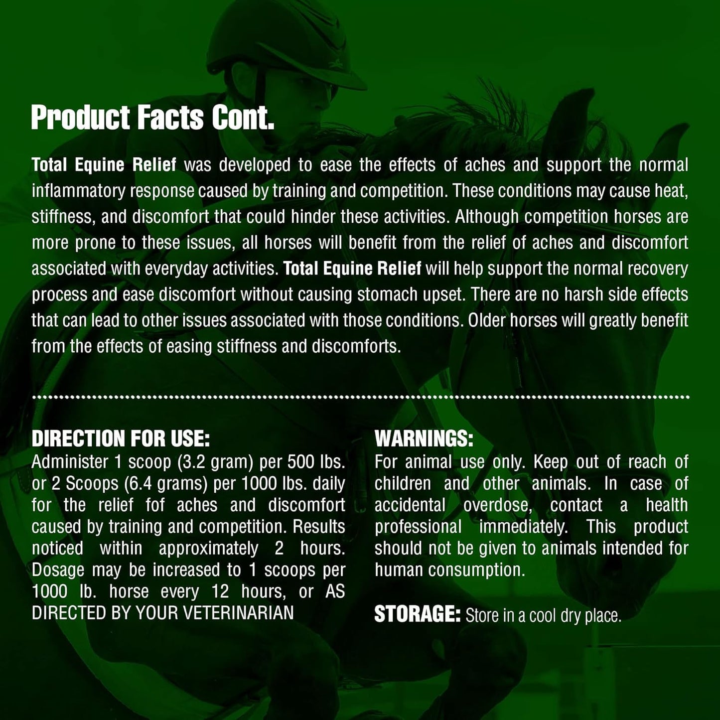 Advanced Powder Supplement for Horse Joint, Ligament, and Tendon Support - With Vitamin C, Collagen, and MSM - Enhances Elasticity and Strength - 30 Day Supply