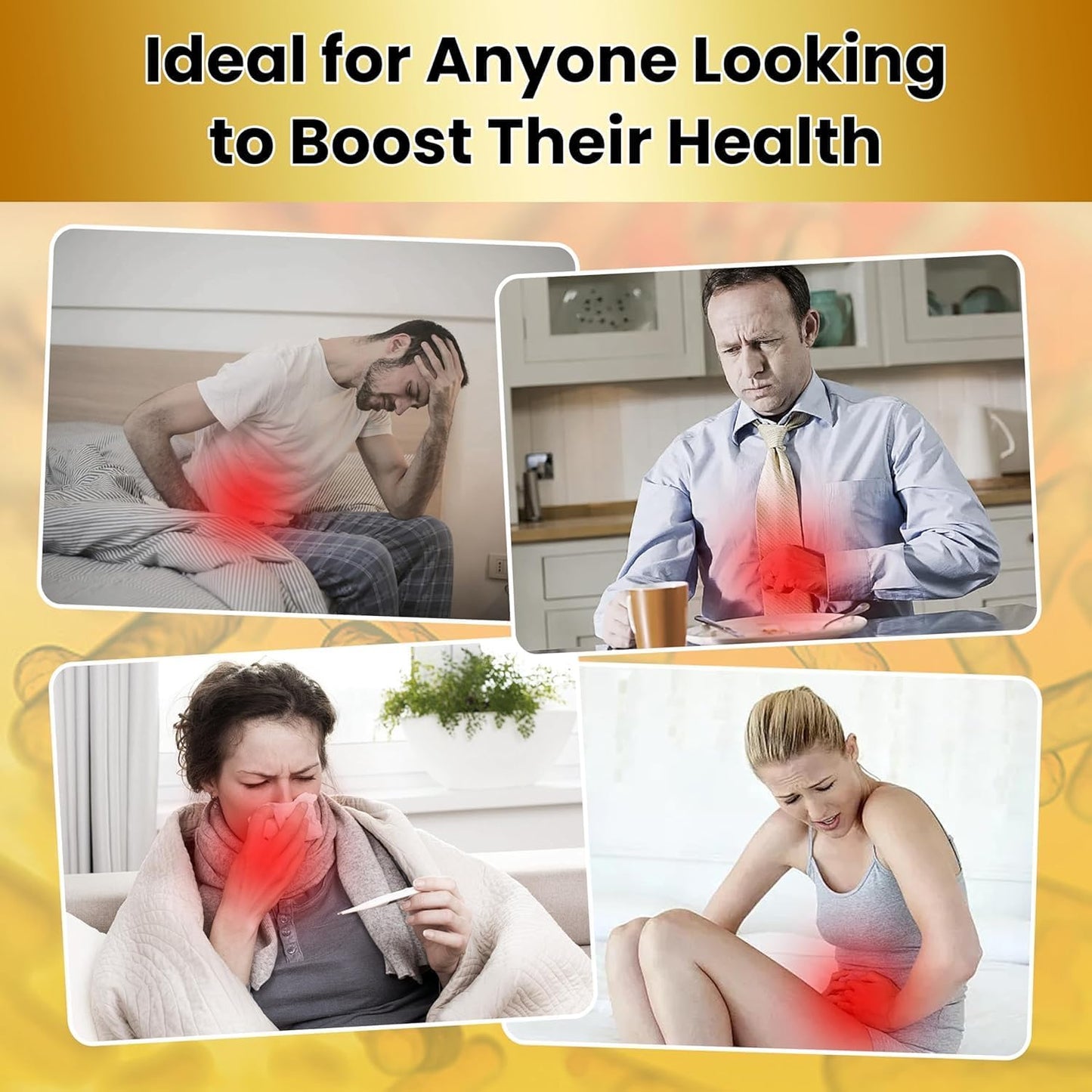 Advanced Probiotic Herbal Formula for Candida Cleanse Detox - 60 Capsules for Gentle Gut Support in Men and Women