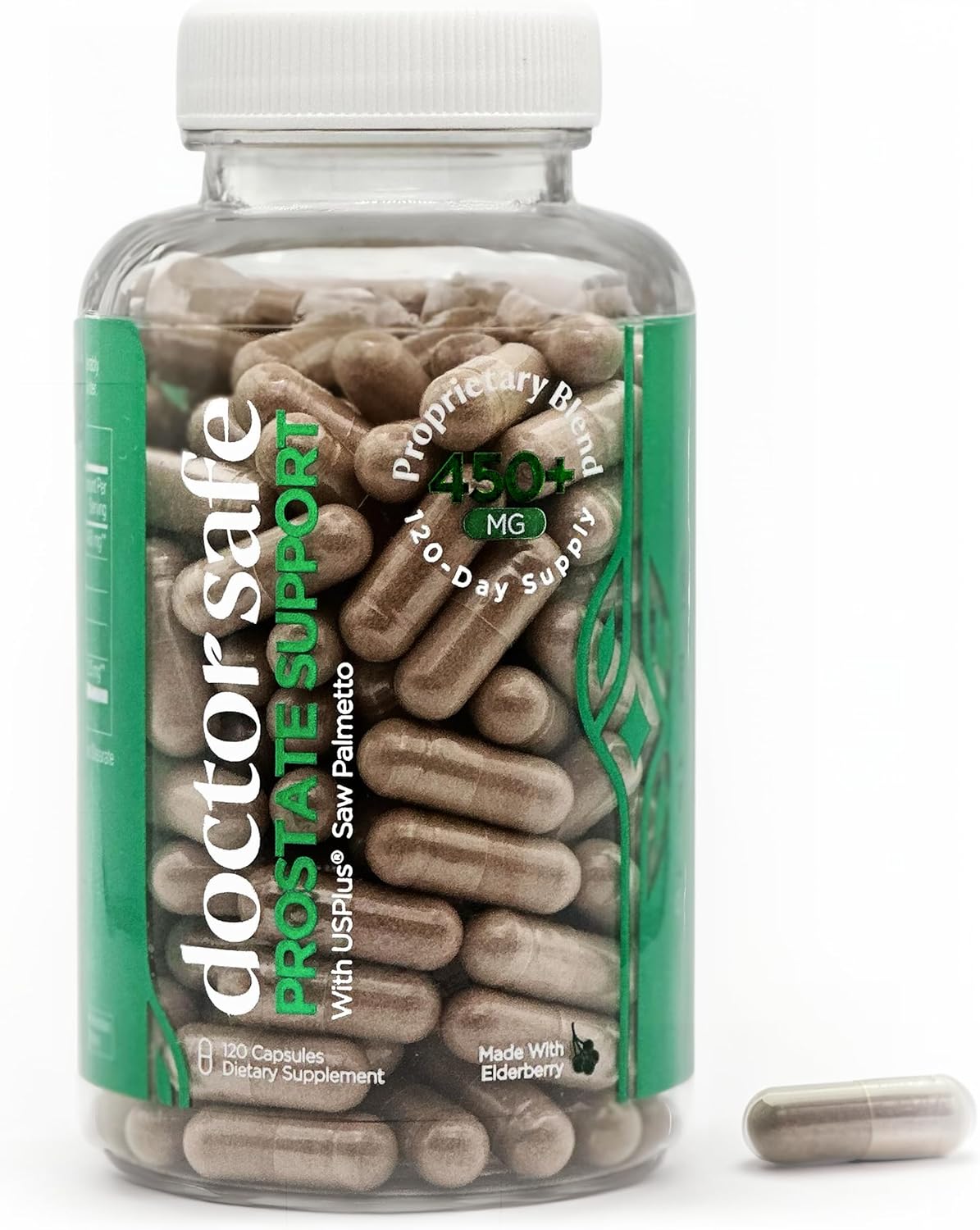 Advanced Saw Palmetto Prostate Supplement with USPlus for Men & Women - Dual-Action DHT Blocker for Prostate Health & Hair Growth | 4-Month Supply