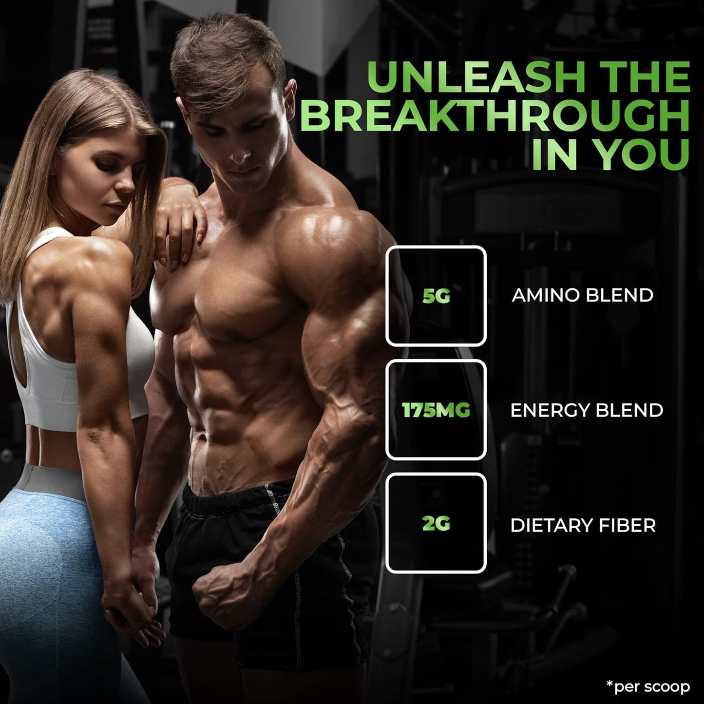 Advanced Vegan Essential Amino Acid Powder for Energy, Muscle Mass, and Recovery - Raspberry Flavor