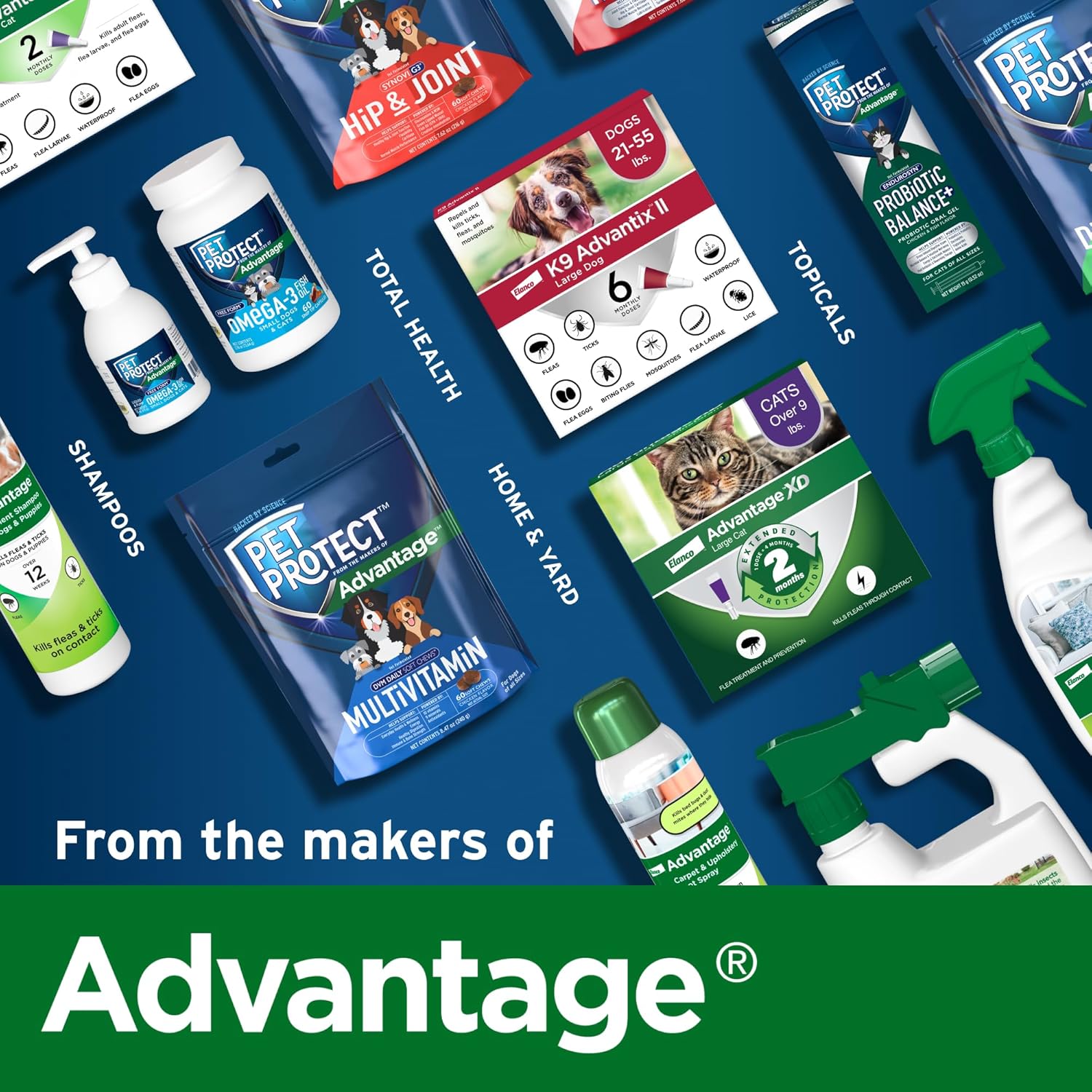 Advantage Pet Protect Daily Multivitamin Chews for Dogs - Vet-Formulated with 60 Vitamins