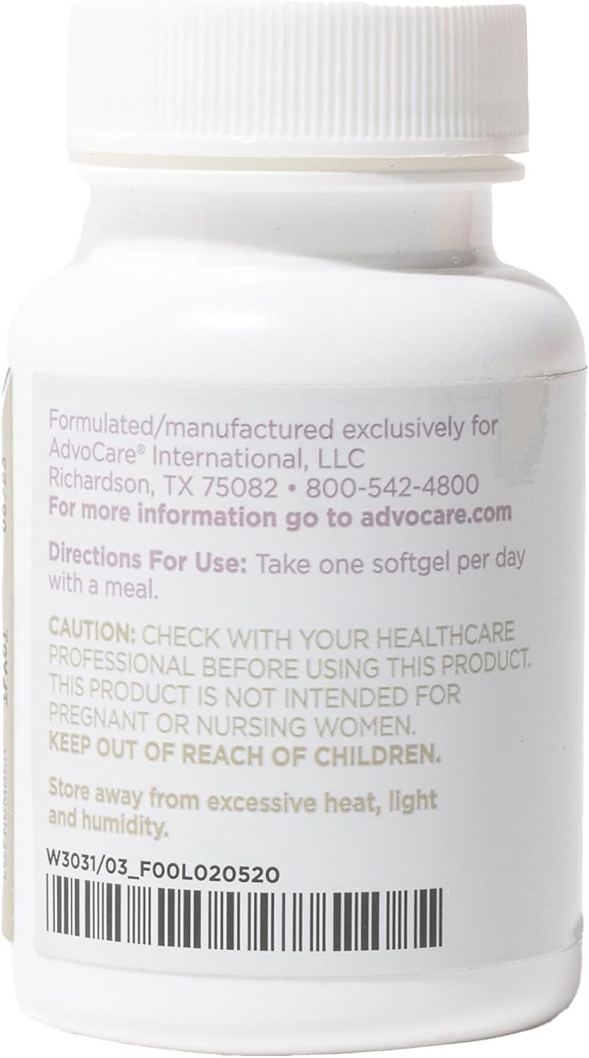 AdvoCare Glow Skin Supplement - Skin, Hair, and Nails Support with Astaxanthin, Carotenoids, Tocotrienols, and Vitamin E - 30 Softgels