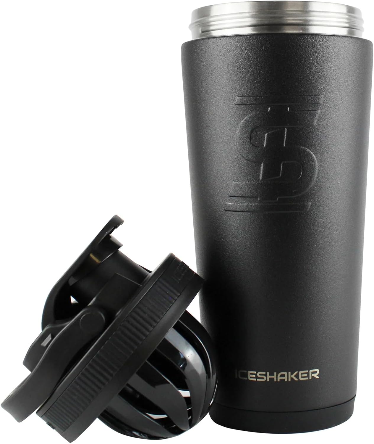 AF Logo Iceshaker Insulated Stainless Steel Water Bottle - Double Walled Shaker Bottle for Workouts