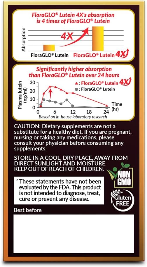 AFC Japan Ultimate Vision PRO - Eye Formula with FloraGLO Lutein 4X, Zeaxanthin, Bilberry Extract & Astaxanthin for Age-Related Eye Issues, 90 Capsules