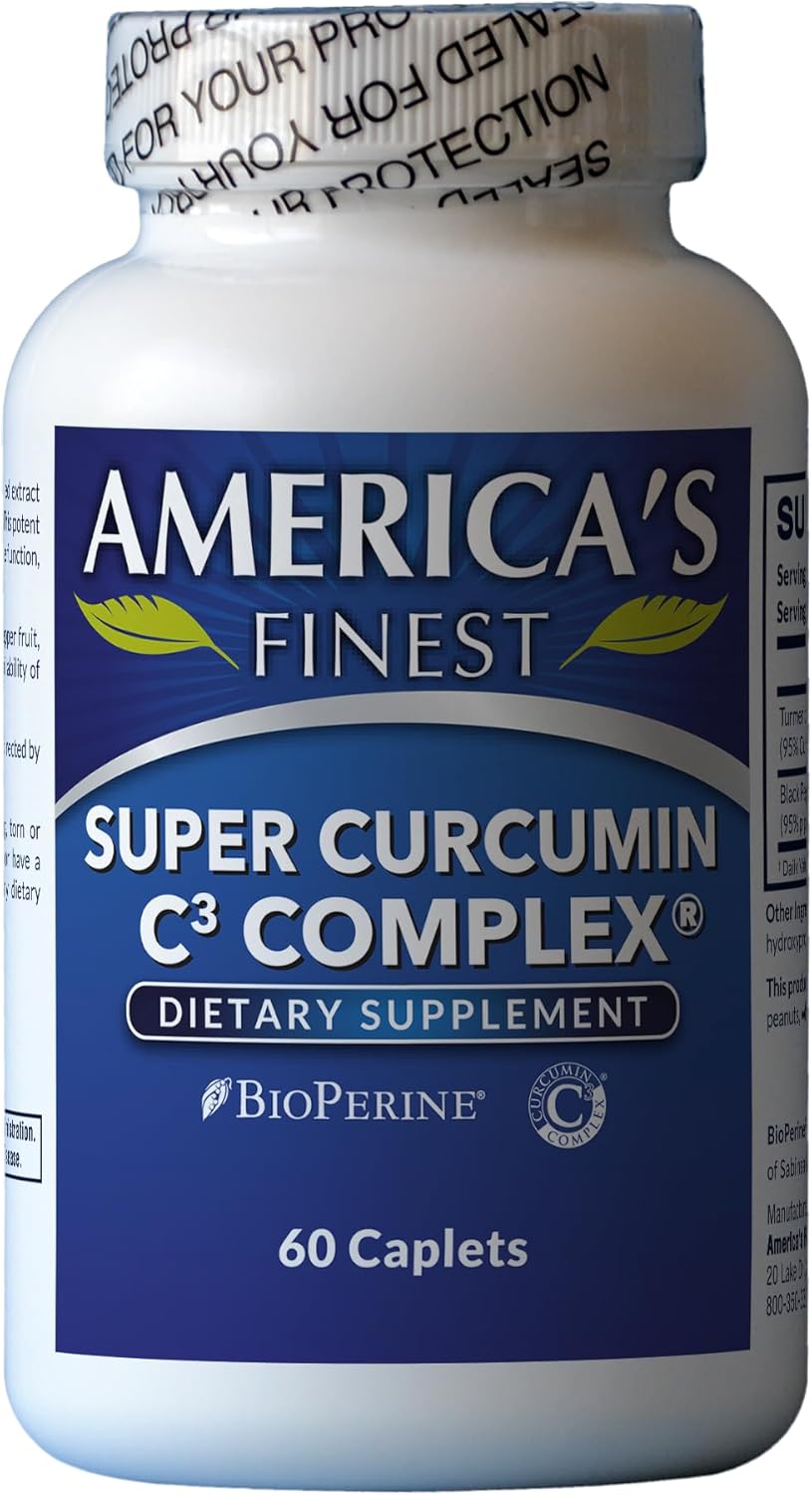 AFI Super Curcumin C3 Complex 1000mg with Turmeric 95% and Black Pepper Extract for Joint Health - Vegetarian, Gluten-Free, Non-GMO Formula by AFI AMERICA's FINEST INC